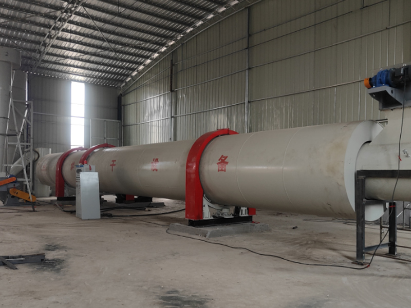 山西運城新款單筒烘干機案例展示